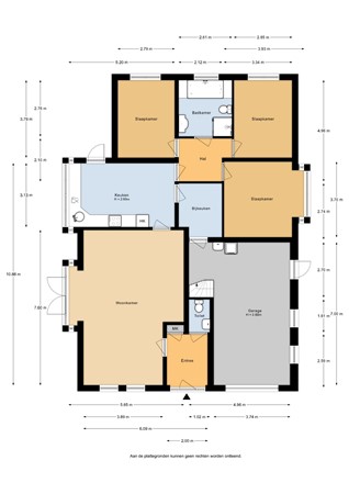 Biesboschlaan 8, 4273 LZ Hank - Plattegrond Biesboschlaan 8 Hank Begane grond.jpg