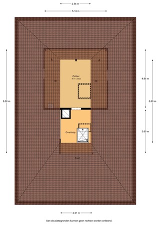 Biesboschlaan 8, 4273 LZ Hank - Plattegrond Biesboschlaan 8 Hank Verdieping.jpg