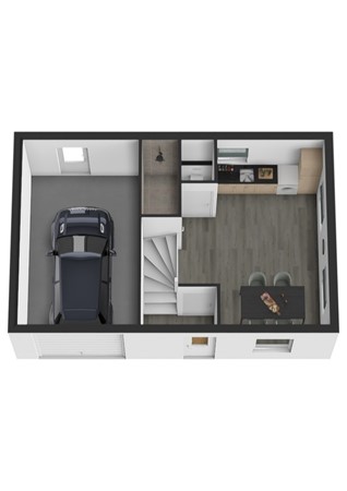 Tuinstraat 9, 4264 AW Veen - Plattegrond 3D Tuinstraat 9 Veen Bijgebouw.jpg