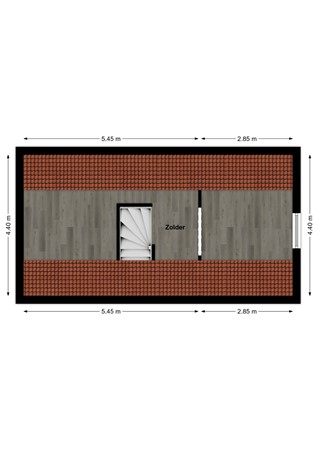 Tuinstraat 9, 4264 AW Veen - Plattegrond Tuinstraat 9 Veen Bijgebouw verdieping.jpg