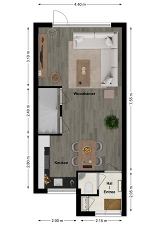 Zilverschoon 34, 4251 KE Werkendam - Plattegrond Zilverschoon 34 Werkendam Begane grond.jpg