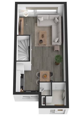 Zilverschoon 34, 4251 KE Werkendam - Plattegrond 3D Zilverschoon 34 Werkendam Begane grond.jpg