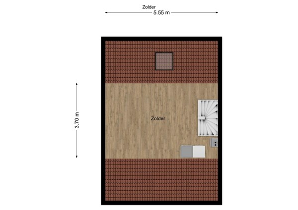 Simon Vestdijkstraat 42, 4942 DM Raamsdonksveer - 3 - Plattegrond Z.jpg