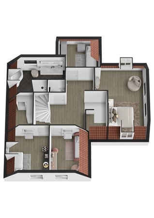 Dorpsstraat 60A, 4284 EJ Rijswijk (Nb) - Plattegrond 3D Dorpsstraat 60a Rijswijk NB Verdieping.jpg