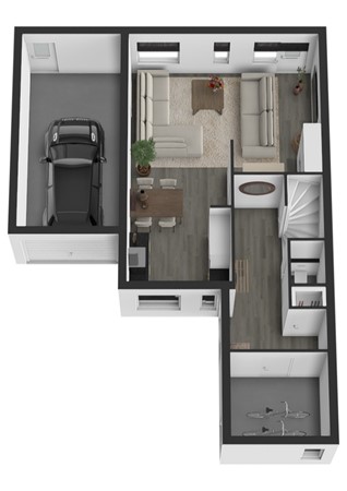Van Hogendorpstraat 11, 4286 BJ Almkerk - Plattegrond 3D Van Hogendorpstraat 11 Almkerk Begane grond.jpg