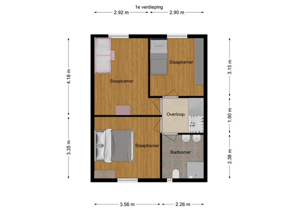 Beatrixstraat 4, 5161 HP Sprang-Capelle - 2 - Plattegrond EV.jpg