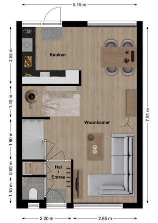 Wittingsweer 3, 4251 WH Werkendam - Plattegrond Wittingsweer 3 Werkendam Begane grond.jpg