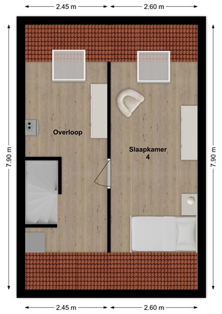 Wittingsweer 3, 4251 WH Werkendam - Plattegrond Wittingsweer 3 Werkendam Zolder.jpg