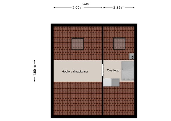 van Berckenrodelaan 48, 5141 AT Waalwijk - 3 - Plattegrond Z.jpg