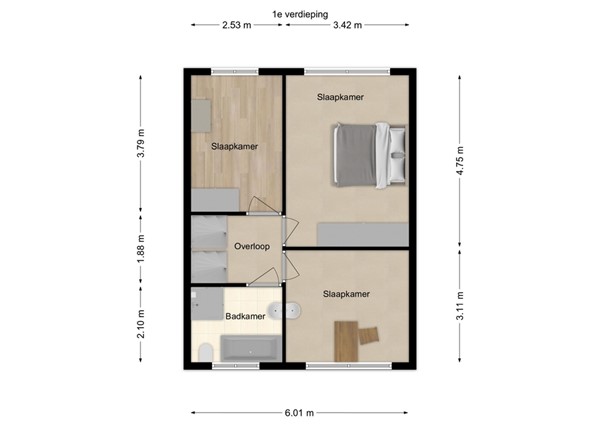 Strijenlaan 43, 4931 HE Geertruidenberg - 2 - Plattegrond EV.jpg