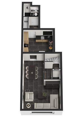 Wielstraat 15, 4251 XG Werkendam - Plattegrond 3D Wielstraat 15 Werkendam.jpg