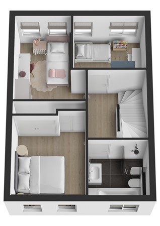Vierspan 1, 4286 GN Almkerk - Plattegrond 3D Vierspan 1 Almkerk Verdieping.jpg