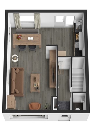 Postelstraat 34, 4251 HD Werkendam - Plattegrond 3D Postelstraat 34 Werkendam Begane grond.jpg