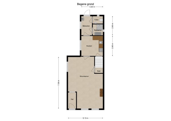 Heistraat 86, 5161 GH Sprang-Capelle - 1 - Plattegrond BG.jpg