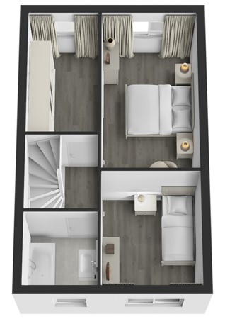 Vlasakker 5, 4261 LG Wijk en Aalburg - Plattegrond 3D Vlasakker 5 Wijk en Aalburg Verdieping.jpg