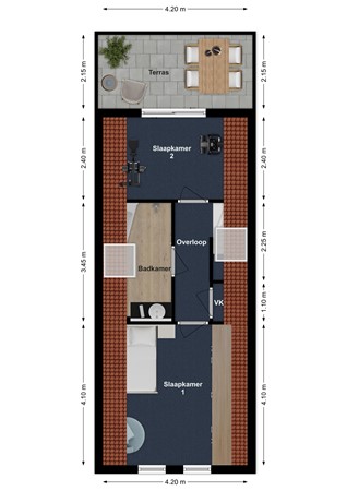 Reegreppel 82, 4251 DW Werkendam - Plattegrond Reegreppel 82 Werkendam Verdieping.jpg