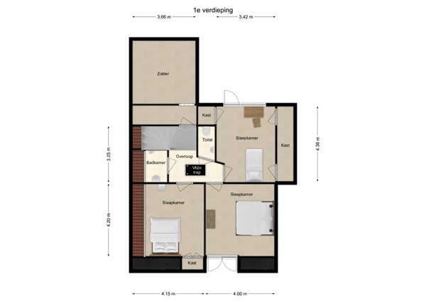 Kloosterweg 15, 5144 CA Waalwijk - 2 - Plattegrond EV.jpg