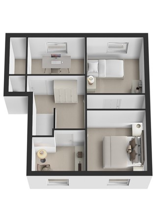 Kerkweg 27, 4255 GA Nieuwendijk - Plattegrond 3D Kerkweg 27 Nieuwendijk NB Verdieping.jpg