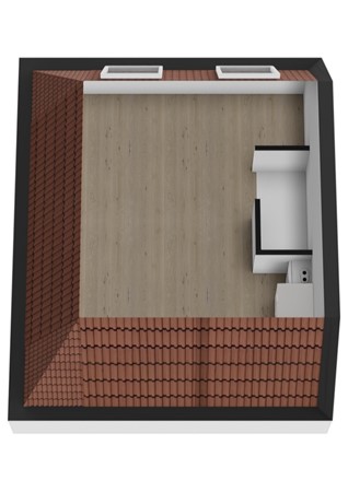 Kastanjelaan 19, 4285 DA Woudrichem - Plattegrond 3D Kastanjelaan 19 Woudrichem Zolder.jpg