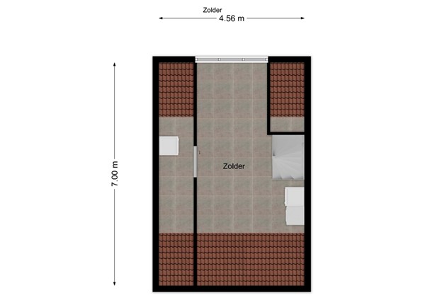 Buitenvaert 19, 5171 MN Kaatsheuvel - 3 - Plattegrond Z.jpg