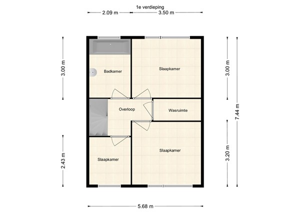 van Duvenvoordestraat 15, 5165 ED Waspik - 19 - Plattegrond EV.jpg
