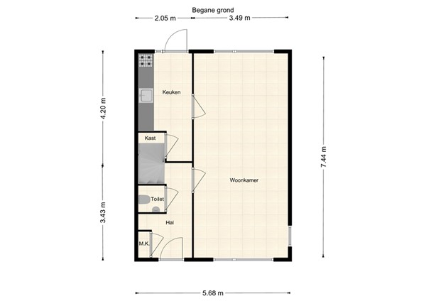 van Duvenvoordestraat 15, 5165 ED Waspik - 18 - Plattegrond BG.jpg
