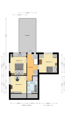 Nieuwkuijksestraat 25, 5253 AC Nieuwkuijk - Plattegrond Nieuwkuijksestraat 25 Nieuwkuijk Verdieping.jpg