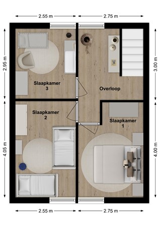 Havenstraat 48, 4251 BD Werkendam - Plattegrond Havenstraat 48 Werkendam Verdieping.jpg