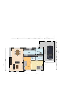 Wethouder Kentiestraat 1A, 4285 CK Woudrichem - Plattegrond Wethouder Kentiestraat 1a Woudrichem Begane grond.jpg