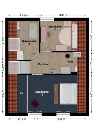 Kammetweg 13, 4281 KJ Andel - Plattegrond Kammetweg 13 Andel Verdieping.jpg