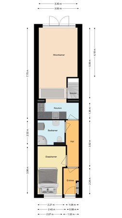Nieuwkuijksestraat 25A, 5253 AC Nieuwkuijk - Plattegrond Nieuwkuijksestraat 25a Nieuwkuijk.jpg