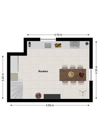 Vissersdijk 1F, 4285 AM Woudrichem - Plattegrond Vissersdijk 1F Woudrichem Souterrain.jpg