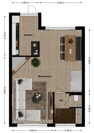 Olmenhof 13, 4254 BM Sleeuwijk - Plattegrond Olmenhof 13 Sleeuwijk Begane grond.jpg