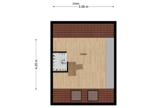 Buitenvaert 2A, 5171 MN Kaatsheuvel - 3 - Plattegrond Z.jpg