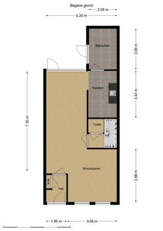 Vogelenzang 21, 5171 WE Kaatsheuvel - Plattegrond begane grond.jpg