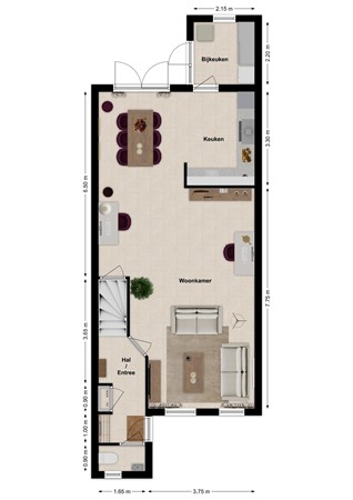 Hoefblad 56, 5684 JP Best - Plattegrond Hoefblad 56 Best Begane grond.jpg