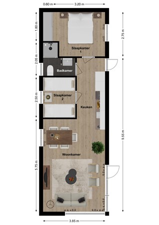 Zaaiwaard 3-182, 5308 JK Aalst - Plattegrond Zaaiwaard 3-182 Aalst.jpg