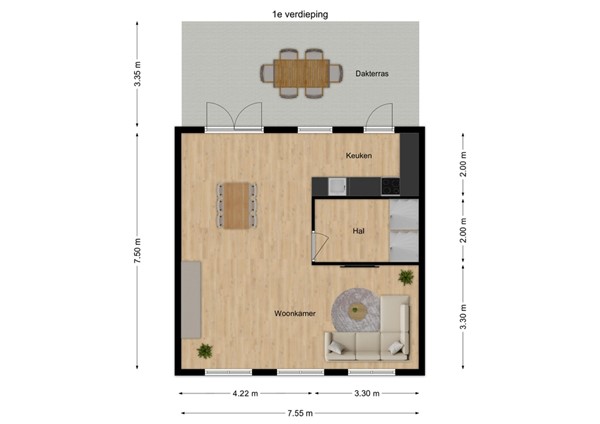 Terreplein 6, 4931 DL Geertruidenberg - 2 - Plattegrond EV.jpg