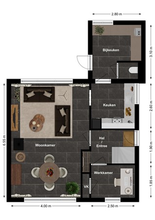 Dorpsstraat 69, 4284 EG Rijswijk Nb - Plattegrond Dorpsstraat 69 Rijswijk NB Begane grond.jpg