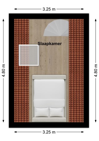 Burgemeester van der Schansstraat 16, 4281 LJ Andel - Plattegrond Burgemeester van der Schansstraat 16 Andel Bijgebouw verdieping.jpg