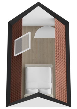 Burgemeester van der Schansstraat 16, 4281 LJ Andel - Plattegrond 3D Burgemeester van der Schansstraat 16 Andel Bijgebouw verdieping.jpg