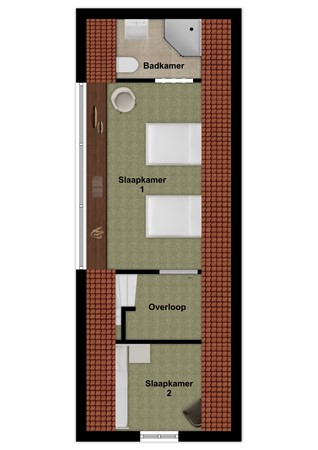 Hoge Maasdijk 27, 4281 NE Andel - Plattegrond Hoge Maasdijk 27 Andel Verdieping.jpg