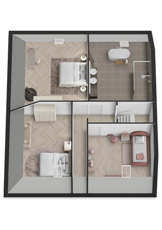 Dorpsstraat 5A, 5308 KC Aalst - Plattegrond 3D Dorpsstraat 5a Aalst Verdieping optie.jpg