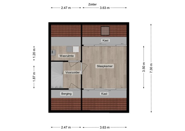 Willem de Zwijgerstraat 3, 5161 HB Sprang-Capelle - 35 - Plattegrond Z.jpg