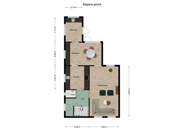 Heistraat 182, 5161 GL Sprang-Capelle - 1 - Plattegrond BG.jpg