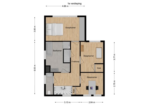 Heistraat 182, 5161 GL Sprang-Capelle - 2 - Plattegrond EV.jpg