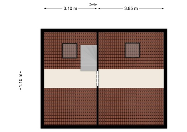 Heistraat 182, 5161 GL Sprang-Capelle - 3 - Plattegrond Z.jpg
