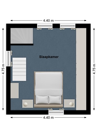 Kildijk 59, 4255 TC Nieuwendijk - Plattegrond Kildijk 59 Nieuwendijk NB Verdieping.jpg