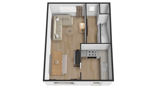 Klaproos 64, 4251 JG Werkendam - Plattegrond 3d begane grond.jpg
