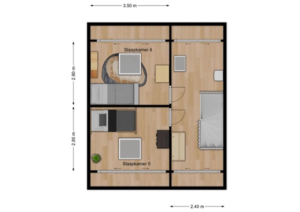 Klaproos 64, 4251 JG Werkendam - PLattegrond zolder.jpg